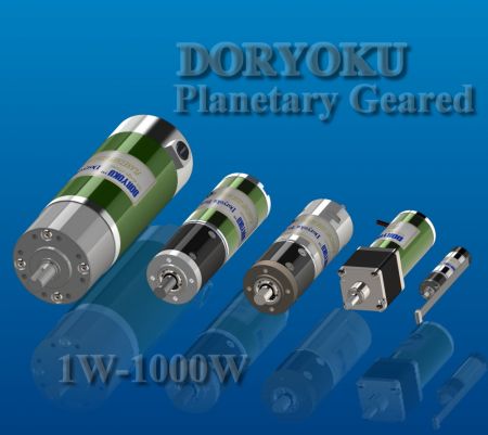 DC Planetary Gear Motor - Planetary Gear Reducer Connected with DC Brush, Brushless, Stepping, Servo Motor.